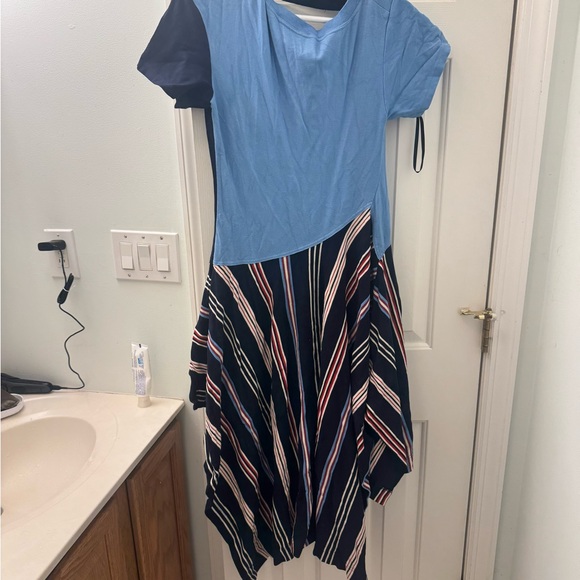 Monse Deconstructed Jersey Tee Dress. Size M. Good used condition. - Picture 3 of 7